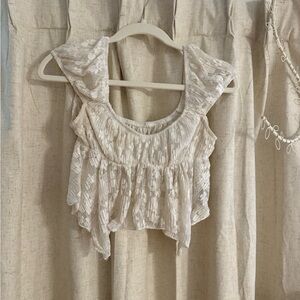 Cider Cream Lace Blouse